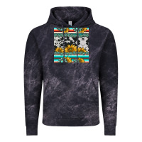 Cloud Black sunflower cowhide serape coaster Vintage Hoodie - BarkalooDesign