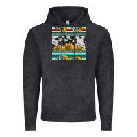 Vintage Arctic sunflower cowhide serape coaster Vintage Hoodie - BarkalooDesign