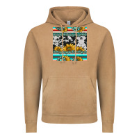 Vintage Camel sunflower cowhide serape coaster Vintage Hoodie - BarkalooDesign