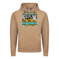 Vintage Coffee sunflower cowhide serape coaster Vintage Hoodie - BarkalooDesign