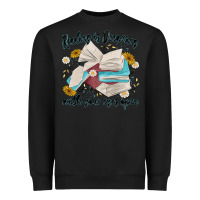 Black reading is dreaming with your eyes open Heavyweight Sweatshirt - MaliasSmallBusiness