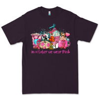 Plum western cancer  in october we wear pink coffee cups with ribbons Premium Tee - AdoDesignShop