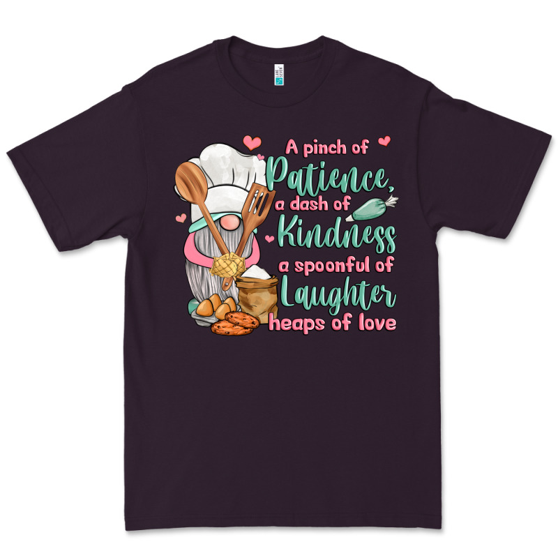 A Pinch Of Patience A Dash Of Kindness A Spoonful Premium Tee by JahusDesignShop | Teevron