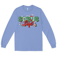 Colony Blue scrub life Long Sleeve Tee - MaliasSmallBusiness