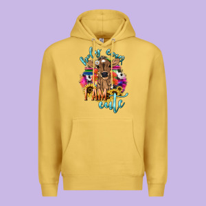 Holy Cow I Am Cute Baby Cow Premium Hoodie Designed By Howdyjamesfarm