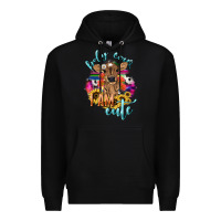 Black Holy cow i am cute baby cow Premium Hoodie - HowdyJamesFarm