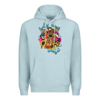 Blue Mist Holy cow i am cute baby cow Premium Hoodie - HowdyJamesFarm