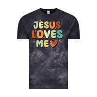 Cloud Black jesus loves me Vintage Tee - MaliasSmallBusiness