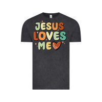 Vintage Black jesus loves me Vintage Tee - MaliasSmallBusiness