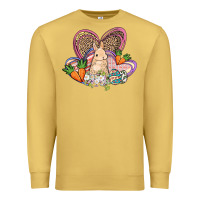 Antique Gold Easter heart Easter Day Premium Sweatshirt - HowdyJamesFarm