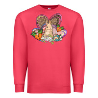 Cardinal Easter heart Easter Day Premium Sweatshirt - HowdyJamesFarm