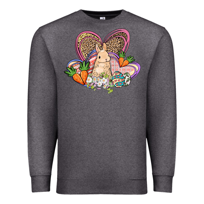 Easter Heart Easter Day Premium Sweatshirt by HowdyJamesFarm | Teevron