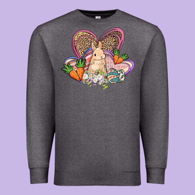 Easter Heart Easter Day Premium Sweatshirt Designed By Howdyjamesfarm