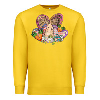 Lemon Easter heart Easter Day Premium Sweatshirt - HowdyJamesFarm