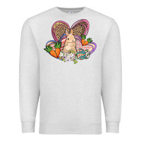 Oatmeal Heather Easter heart Easter Day Premium Sweatshirt - HowdyJamesFarm
