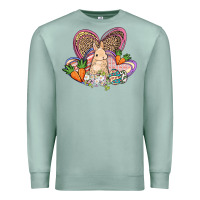 Seafoam Easter heart Easter Day Premium Sweatshirt - HowdyJamesFarm