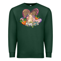 Sports Green Easter heart Easter Day Premium Sweatshirt - HowdyJamesFarm
