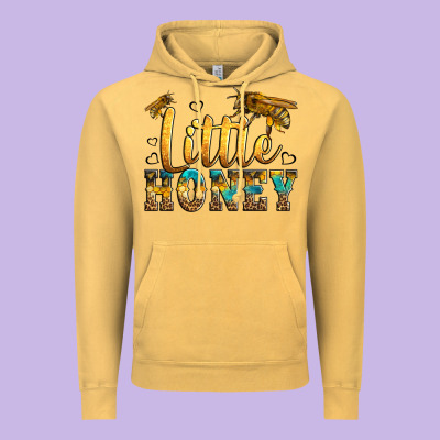 Western Little Honey Bee Vintage Hoodie Designed By Lillyallendesigns