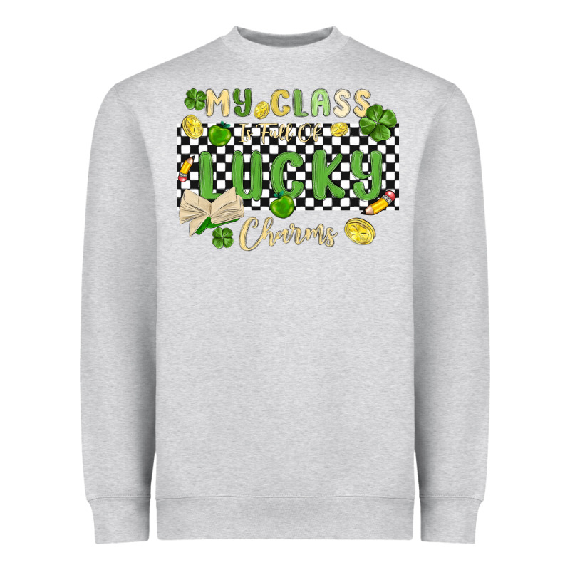 My Class Is Full Of Lucky Charms Heavyweight Sweatshirt by MaliasSmallBusiness | Teevron