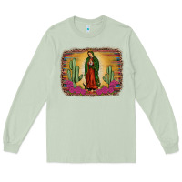 Matcha western our lady of Guadalupe Long Sleeve Tee - JahusDesignShop