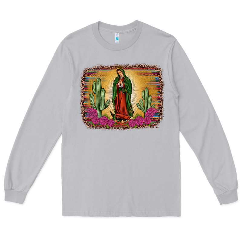 Western Our Lady Of Guadalupe Long Sleeve Tee by JahusDesignShop | Teevron