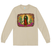 Mushroom western our lady of Guadalupe Long Sleeve Tee - JahusDesignShop