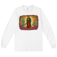 White western our lady of Guadalupe Long Sleeve Tee - JahusDesignShop