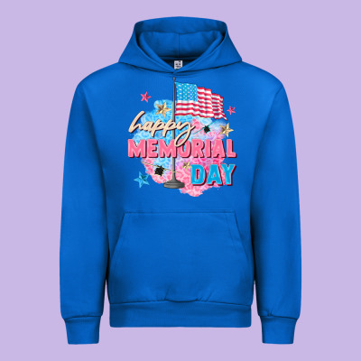 Happy Memorial Day Urban Hoodie Designed By Fadigitalartstudio