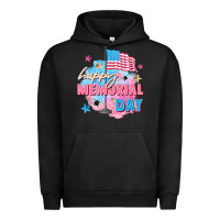 Pigment Black Happy Memorial Day Urban Hoodie - FaDigitalArtStudio