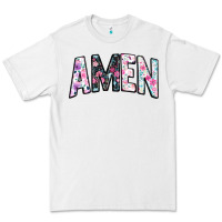 White amen Premium Tee - JahusDesignShop