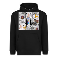 Black gothic girl and colorful girl Heavyweight Hoodie - TumblerDesignByShophia