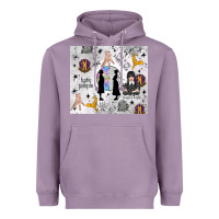 Lavender gothic girl and colorful girl Heavyweight Hoodie - TumblerDesignByShophia