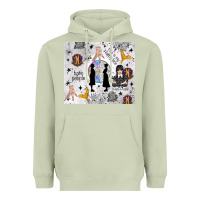 Matcha gothic girl and colorful girl Heavyweight Hoodie - TumblerDesignByShophia