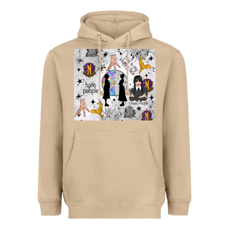 Gothic Girl And Colorful Girl Heavyweight Hoodie by TumblerDesignByShophia | Teevron
