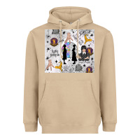 Mushroom gothic girl and colorful girl Heavyweight Hoodie - TumblerDesignByShophia