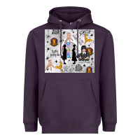 Plum gothic girl and colorful girl Heavyweight Hoodie - TumblerDesignByShophia