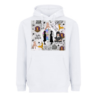 White gothic girl and colorful girl Heavyweight Hoodie - TumblerDesignByShophia