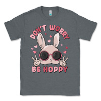 Charcoal Heather don't worry be hoppy Classic Tee - MaliasSmallBusiness