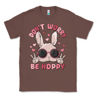 Chestnut don't worry be hoppy Classic Tee - MaliasSmallBusiness