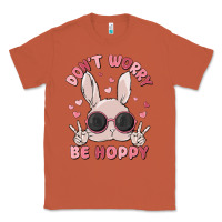 Copper don't worry be hoppy Classic Tee - MaliasSmallBusiness