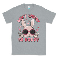 Heather Grey don't worry be hoppy Classic Tee - MaliasSmallBusiness