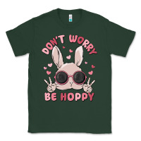 Sports Green don't worry be hoppy Classic Tee - MaliasSmallBusiness