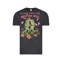 Vintage Black be with people who match your energy Vintage Tee - MaliasSmallBusiness