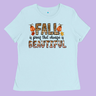 Fall Ladies Tee Designed By Cowhidedigitalart