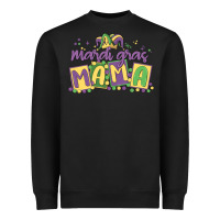 Black mardi gras mama Heavyweight Sweatshirt - MaliasSmallBusiness