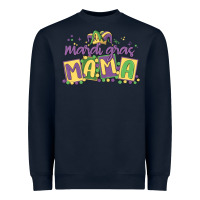 Navy mardi gras mama Heavyweight Sweatshirt - MaliasSmallBusiness
