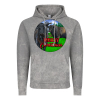 Cloud Rock Black Angus Cattle and Bull Merry Christmas Vintage Hoodie - RanaPortraitStore