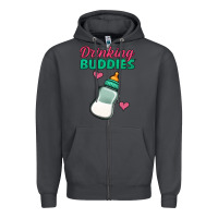 Smoke drinking buddies baby bottle Zipper Hoodie - Jasminsmagicworld