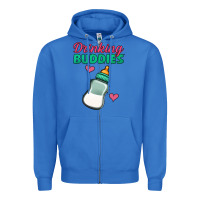 True Royal drinking buddies baby bottle Zipper Hoodie - Jasminsmagicworld