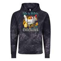 Cloud Black Western Life Is Better With Chickens Vintage Hoodie - LillyAllenDesigns